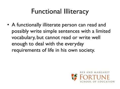 functionally illiterate vs illiterate
